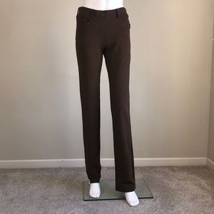 Betabrand Dress Pant Yoga Pants Straight-Leg 7-Pocket Lombard - S Long